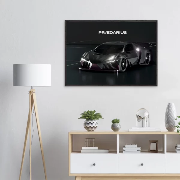 Affiche encadrée PRÆDARIUS® – Édition limitée 10 exemplaires